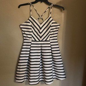 Black and White Stripe Dress